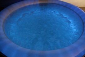 LED Ultimate Party Spa Package - FULL SIZE 6 Seater Spa 2.1m + All Accessories