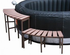 Wicker surround spa furniture